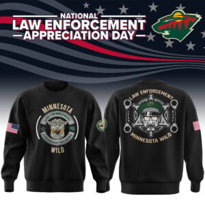 Minnesota Wild 2024 First Responders Law Enforcement Appreciation Day Premium Limited Sweatshirt