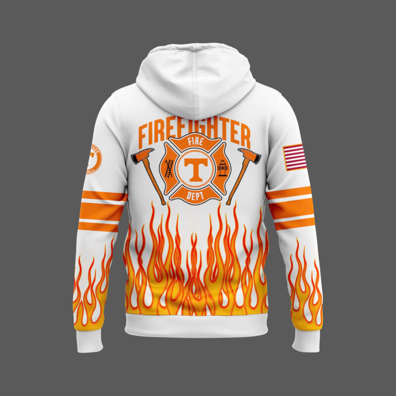 Tennessee Volunteers Football  x 2024 Firefighter Appreciation Night Premium Limited Hoodie V2 - Image 3