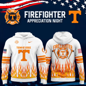 Tennessee Volunteers Football  x 2024 Firefighter Appreciation Night Premium Limited Hoodie V2