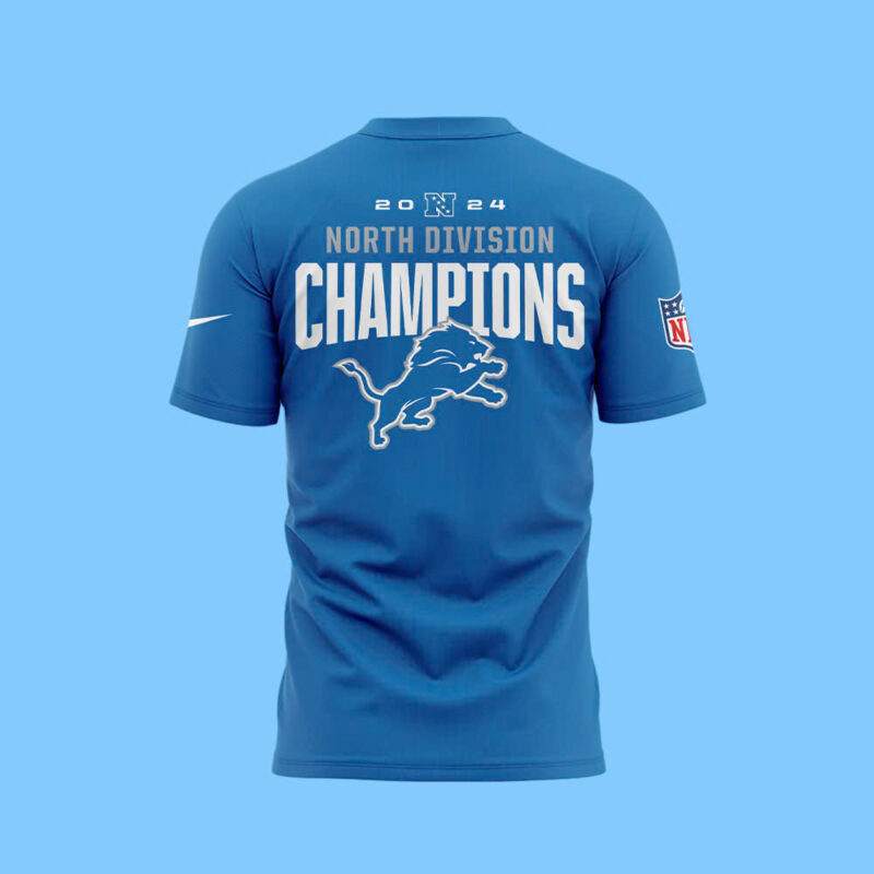 Special New Detroit Lions NFC North Champions Tshirt - Image 3