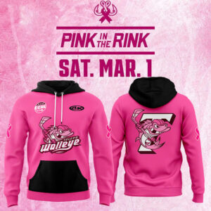 Toledo Walleye x 2025 Pink in the Rink Premium Limited Pullover Hoodie