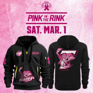Toledo Walleye x 2025 Pink in the Rink Limited Edition Heavy Hoodie