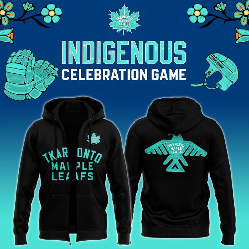 Toronto Maple Leafs 2024 Indigenous Heritage Night Premium Limited Pullover Zip Hoodie