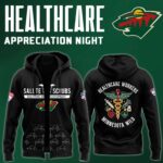 Minnesota Wild x 2025 Healthcare Appreciation Night Premium Limited Pullover Zip Hoodie