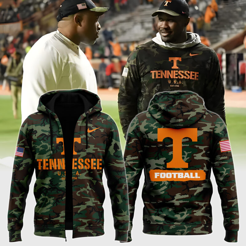 Tennessee Football 2024 Salute to Service Zip Hoodie