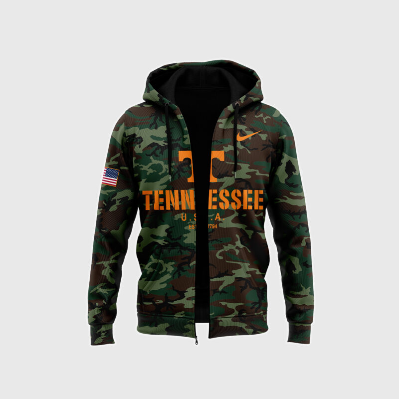 Tennessee Football 2024 Salute to Service Zip Hoodie - Image 2