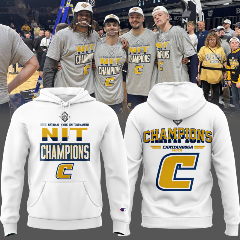 Chattanooga Mocs CHAMPIONS Hoodie white limited edition.
