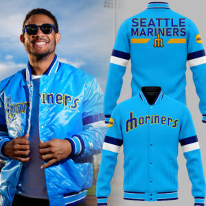 _Special Seattle Mariners Baseball Team Bomber jacket