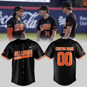 OSU Cowboy Baseball  Special Edition 2025 BASEBALL JERSEY Custom Number and Custom Name