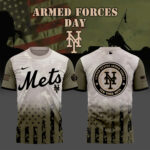 Limited Edition New York Mets Armed Forces Day Tshirt 2025