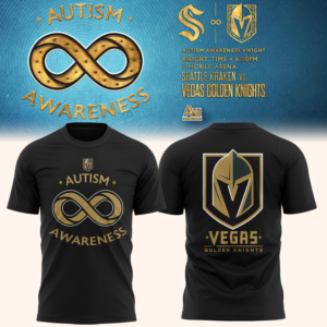 Special New Autism Awareness Knight Black Tshirt 2025