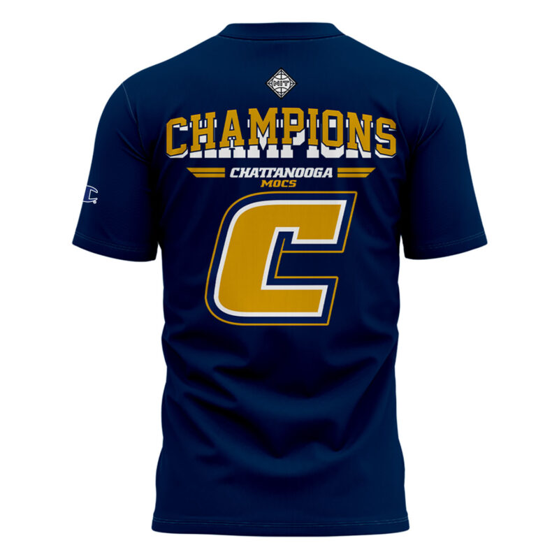 Chattanooga Mocs CHAMPIONS Tshirt navy limited edition. - Image 3