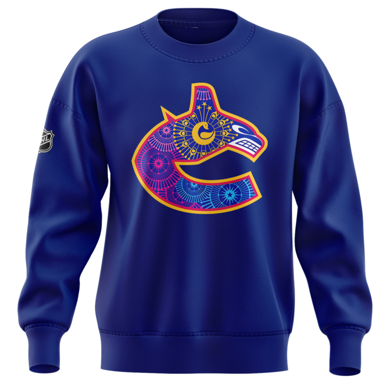 Limited Edition Vancouver Canucks Happy Vaisakhi Sweat 2025 - Image 2