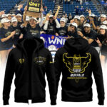 Buffalo Women's Basketball WNIT Champions Zip Hoodie black limited edition.