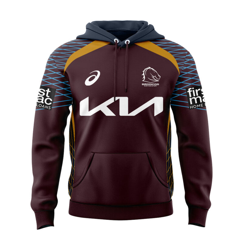 Brisbane Broncos 2025 Mens Replica Hoodie Special Edition - Image 2