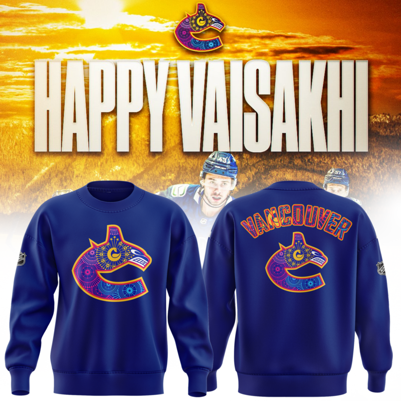 Limited Edition Vancouver Canucks Happy Vaisakhi Sweat 2025