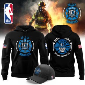Dallas Mavericks x Firefighter Appreciation Night Premium Limited Pullover Hoodie