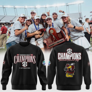 .South Carolina Gamecocks 2025 SEC Women’s Golf Champions SWEATSHIRT