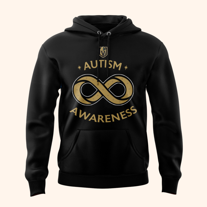 Special New Autism Awareness Knight Black Hoodie 2025 - Image 2