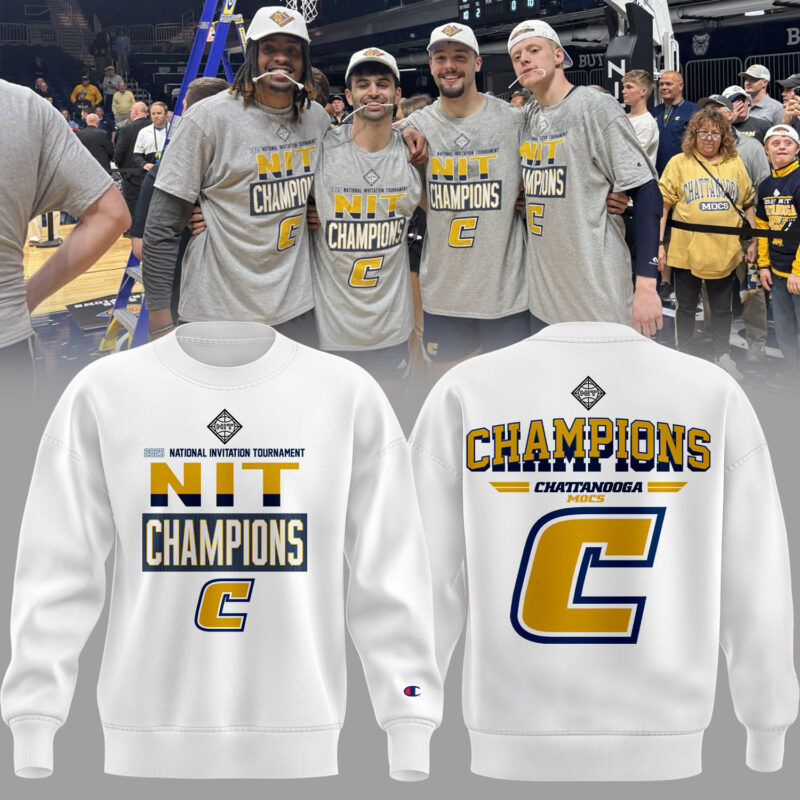 Chattanooga Mocs CHAMPIONS Sweatshirt white limited edition.