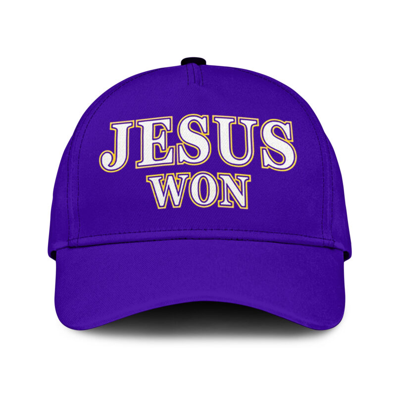 LSU Basketball Jesus Won Tee - Purple Tshirt l Limited Edition. - Image 5
