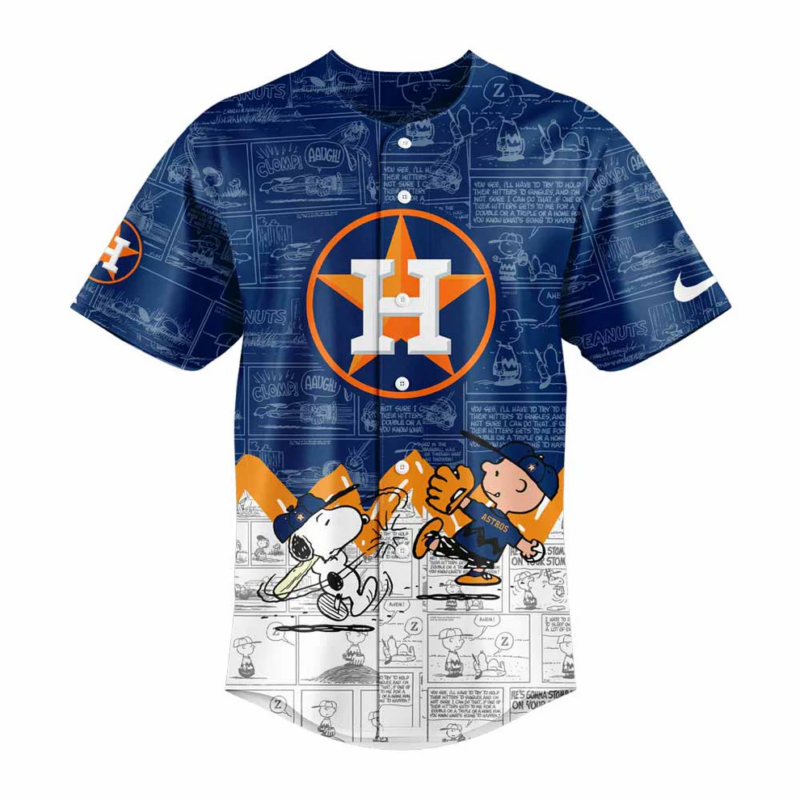 Houston Astros 75th Anniversary of Peanuts New Jersey (Copy) - Image 5
