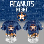 Houston Astros 75th Anniversary of Peanuts New Jersey (Copy)