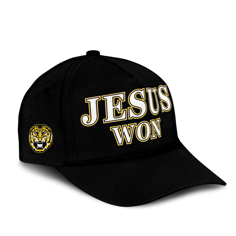 LSU Basketball Jesus Won Tee - Black Tshirt l Limited Edition. - Image 6