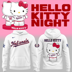 Special New Washington Nationals x Hello Kitty Hoodie 2025