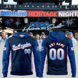 Special New Dodgers Korean Heritage Night Hoodie 2025