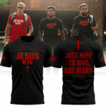 Limited Edition JESUS WON T shirt 2025