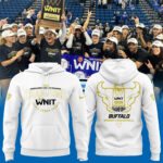 Buffalo Women's Basketball WNIT Champions Hoodie White limited edition.