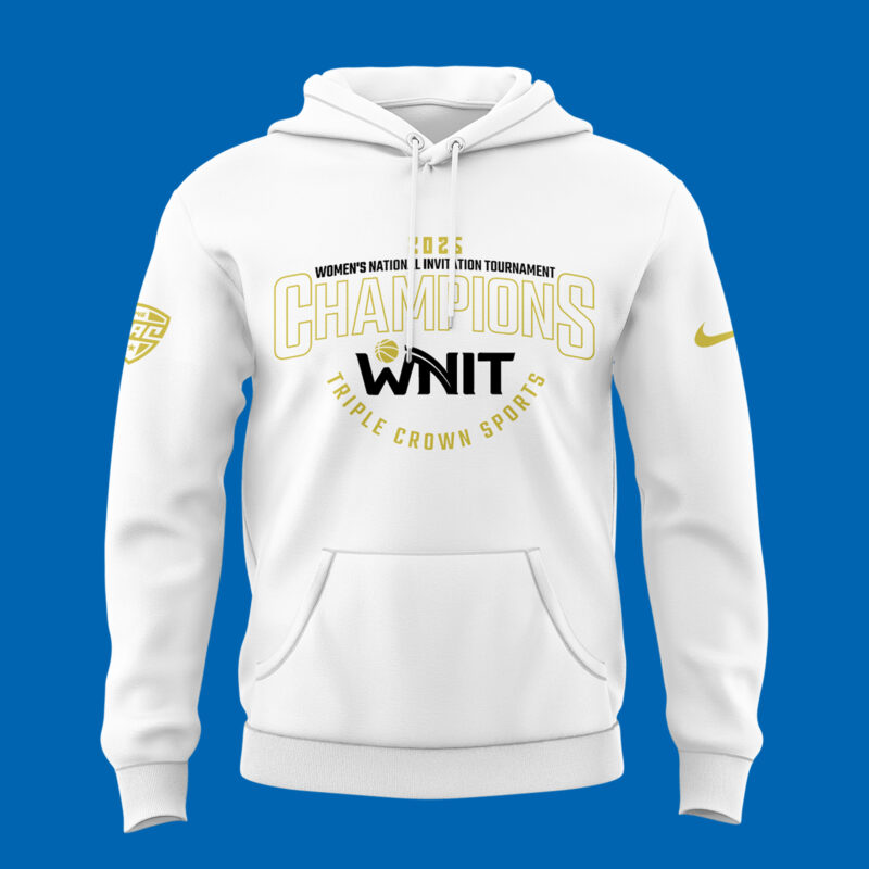 Buffalo Women's Basketball WNIT Champions Hoodie White limited edition. - Image 2