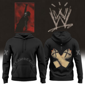 CACTUS JACK X WWE HOODIE MATTE BLACK LIMITED EDITION