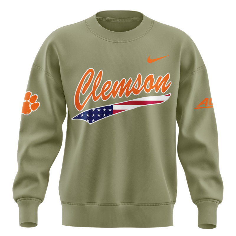Special New Clemson Baseball Military Appreciation Sweat 2025 - Image 2