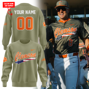 Special New Clemson Baseball Military Appreciation Sweat 2025