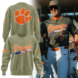Limited Edition Clemson Baseball Military Appreciation Sweat 2025