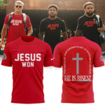 Limited Edition JESUS WON Red T shirt 2025