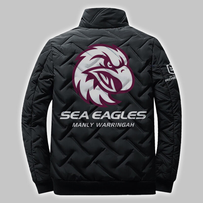 Manly Warringah Sea Eagles padded jacket limited edition. - Image 3