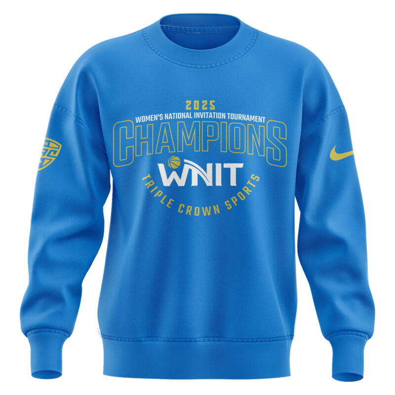 Buffalo Women's Basketball WNIT Champions Sweatshirt Royal blue limited edition. - Image 2