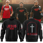 Limited Edition JESUS WON Black SWEATSHIRT  2025