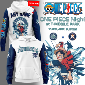 Special New Seattle Mariners x One Piece Hoodie 2025