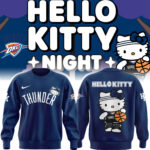 Limited Edition Oklahoma City Thunder x Hello Kitty Sweatshirt 2024