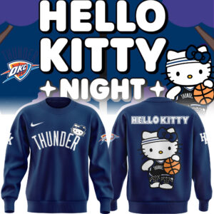 Limited Edition Oklahoma City Thunder x Hello Kitty Sweatshirt 2024