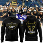 Buffalo Women's Basketball WNIT Champions Hoodie black2 limited edition.