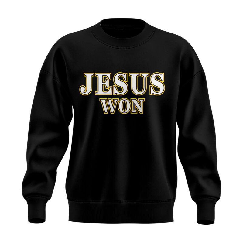 LSU Basketball Jesus Won - Black Sweatshirt Limited Edition. - Image 2