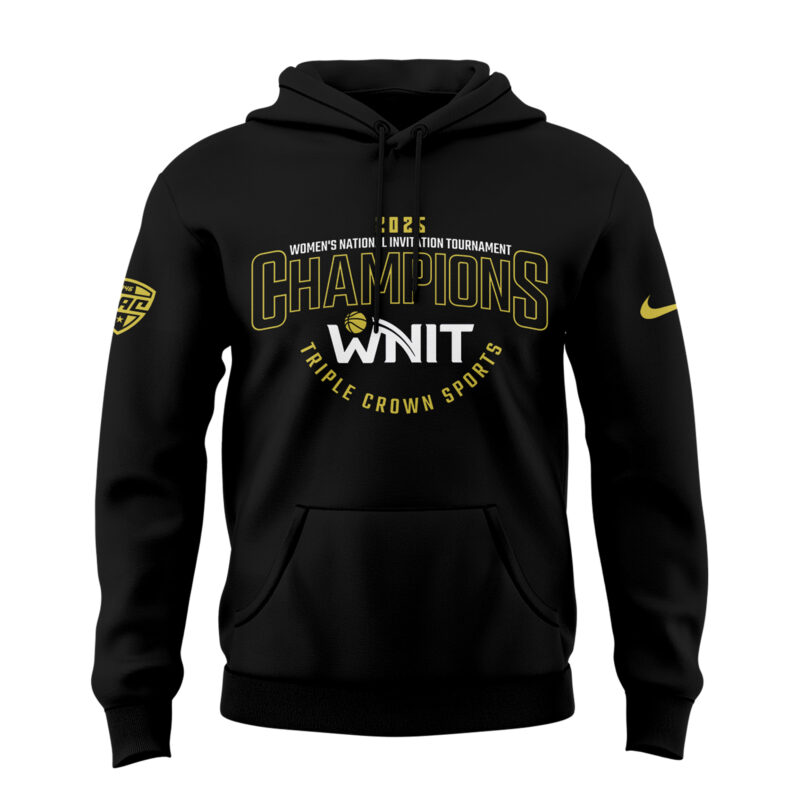 Buffalo Women's Basketball WNIT Champions Hoodie black2 limited edition. - Image 2