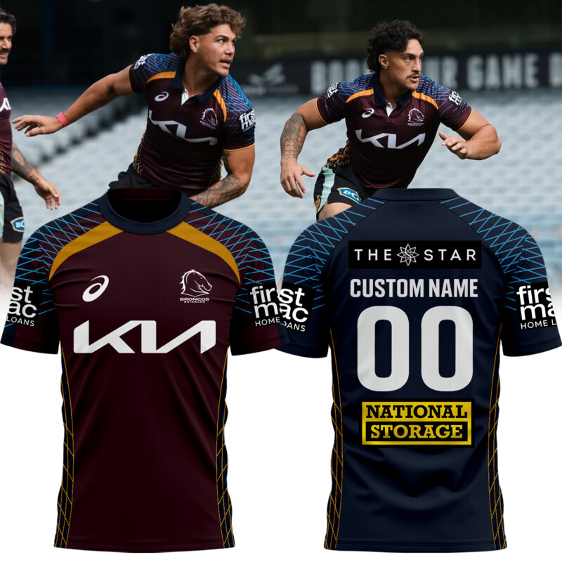 Brisbane Broncos 2025 Mens Replica Tshirt Special Edition