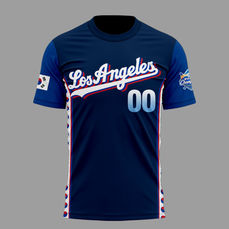 Special New Dodgers Korean Heritage Night Tshirt 2025 - Image 2