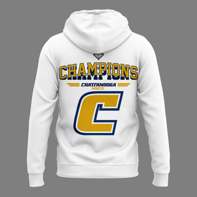 Chattanooga Mocs CHAMPIONS Hoodie white limited edition. - Image 3